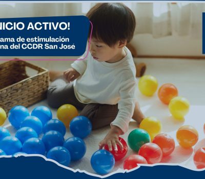¡Ya están abiertas las matrículas para el Programa de Estimulación Temprana!